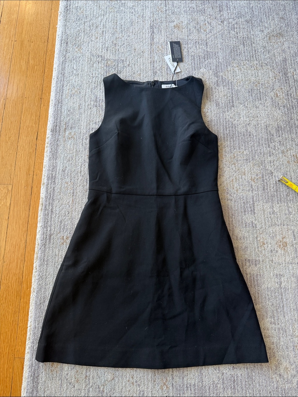 Babaton Black Sleeveless Mini Dress